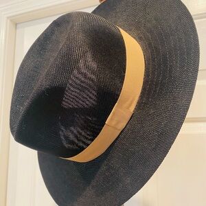 Daniel Cremieux Black and Tan Fedora Hat NWT